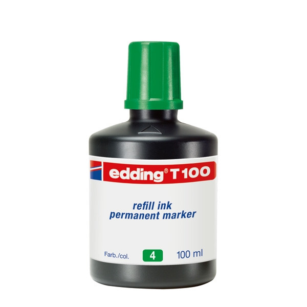 Edding T100 navulinkt groen (100 ml) 4-T100004 200558 - 1