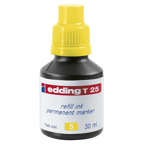 Edding T25 navulinkt geel (30 ml) 4-T25005 200920 - 1