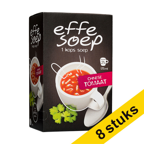 Effe Soep Aanbieding: 8x Effe soep Chinese Tomaat 175 ml (21 stuks)  404342 - 1