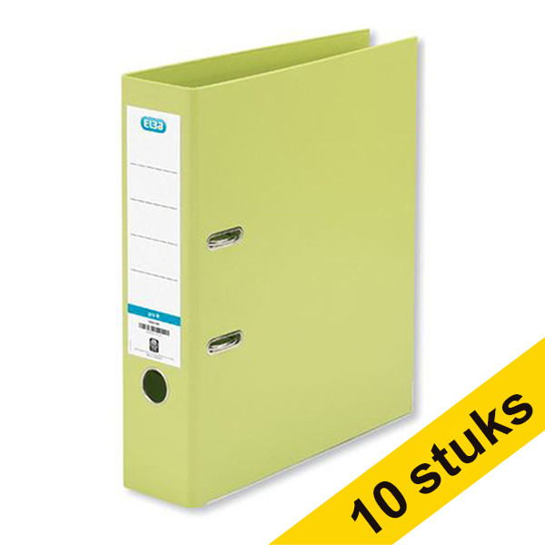 Aanbieding: 10x Elba Smart Pro+ ordner A4 plastic lichtgroen 80 mm 237698 - 1