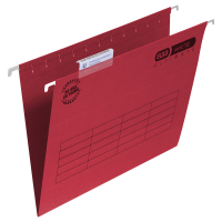 Elba Verticfile Ultimate hangmappen A4 - 330 mm met V-bodem rood (25 stuks) 100331099 237504