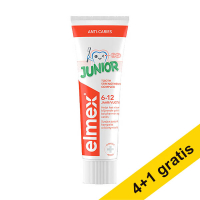 Aanbieding: 5x Elmex Junior (5 - 12 jaar) tandpasta (75 ml) SEL00300