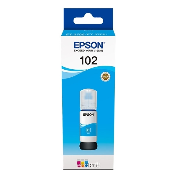 Epson 102 inktfles cyaan (origineel) C13T03R240 027172 - 1