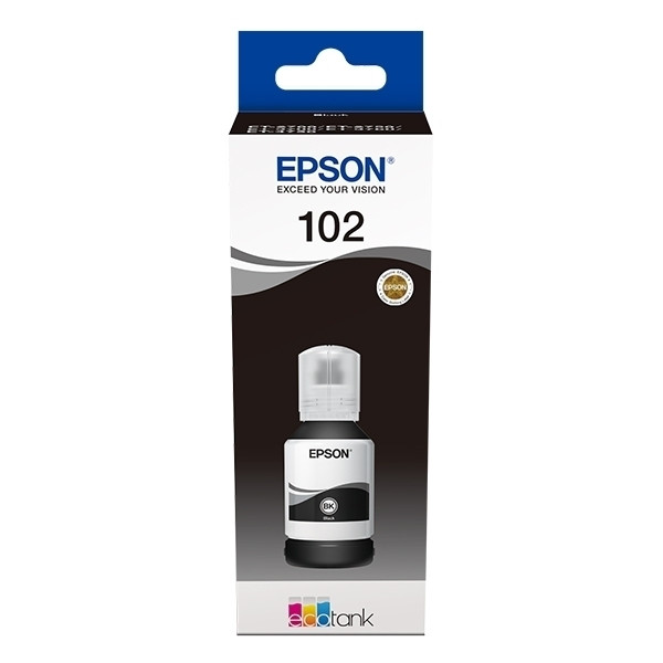 Epson 102 inktfles zwart (origineel) C13T03R140 027170 - 1