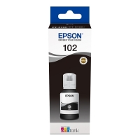 Epson 102 inktfles zwart (origineel) C13T03R140 027170