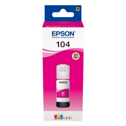 Epson 104 inktfles magenta (origineel) C13T00P340 052086 - 1
