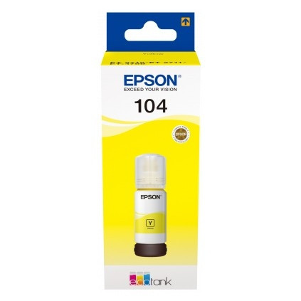 Epson 104 inkttank geel (origineel) C13T00P440 052088 - 1