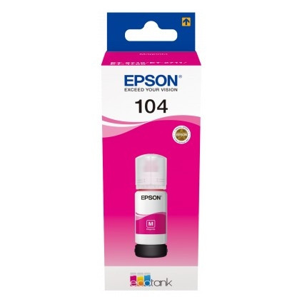 Epson 104 inkttank magenta (origineel) C13T00P340 052086 - 1