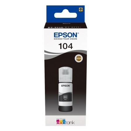 Epson 104 inkttank zwart (origineel) C13T00P140 052082 - 1