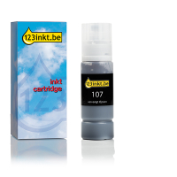 Epson 107 inktfles zwart (123inkt huismerk) C13T09B140C 083677