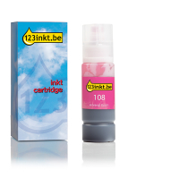 Epson 108 inkttank licht magenta (123inkt huismerk) C13T09C64AC 052217