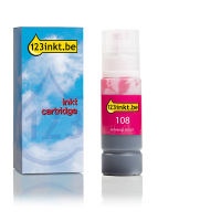 Epson 108 inkttank magenta (123inkt huismerk) C13T09C34AC 052211