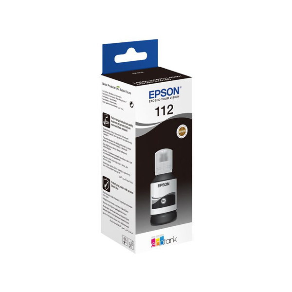 Epson 112 inktfles zwart (origineel) 906180 - 1