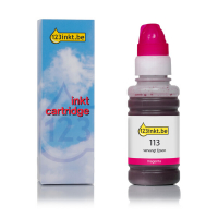 Epson 113 inktfles magenta (123inkt huismerk) C13T06B340C 083485
