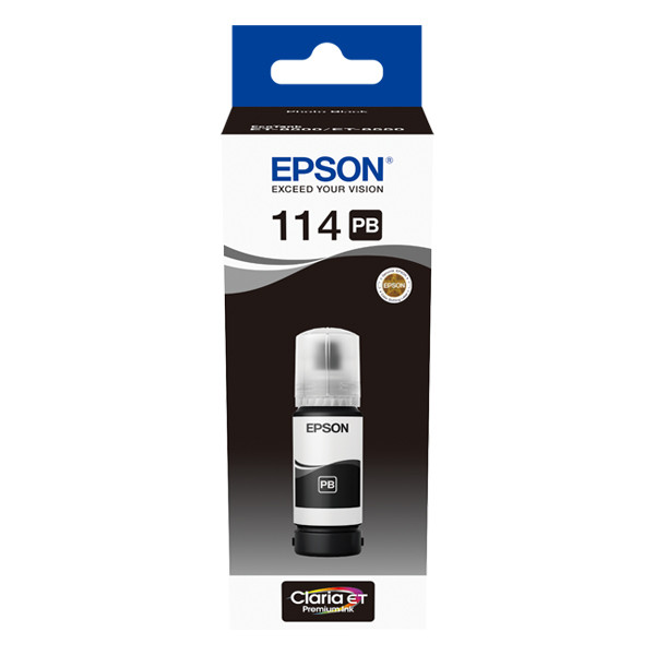 Epson 114 inktfles foto zwart (origineel) C13T07B140 083590 - 1