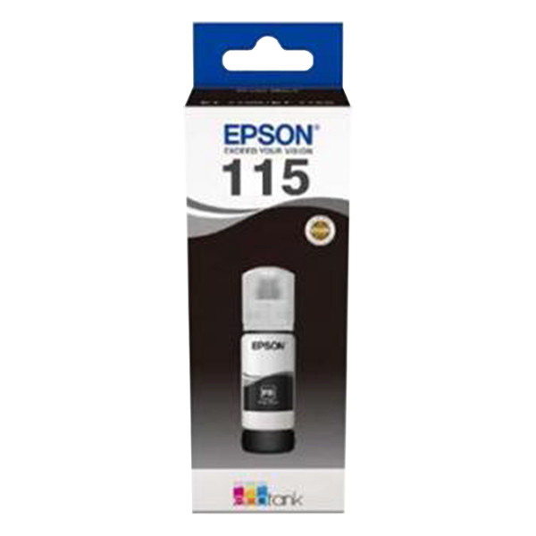 Epson 115 inktfles pigment zwart (origineel) C13T07C14A 084318 - 1