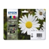 Epson 18 (T1806) multipack zwart + 3 kleuren (origineel)