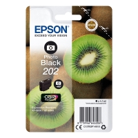 Epson 202 (T02F1) inktcartridge foto zwart (origineel) C13T02F14010 027128