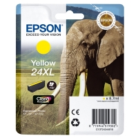 Epson 24XL (T2434) inktcartridge geel hoge capaciteit (origineel) C13T24344010 C13T24344012 026596