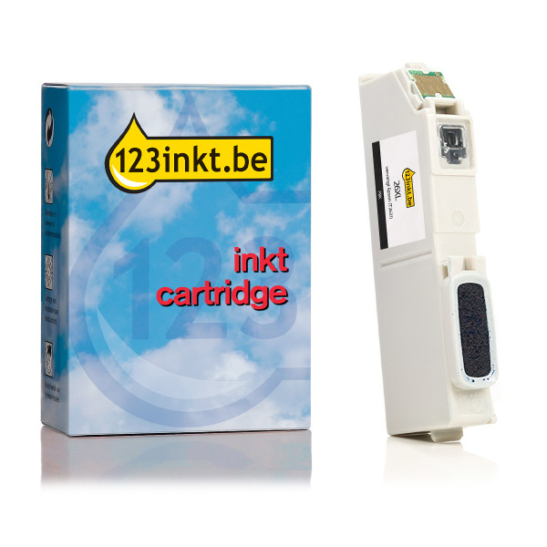 Epson 26XL (T2631) inktcartridge foto zwart hoge capaciteit (123inkt huismerk) C13T26314010C C13T26314012C 026511 - 1