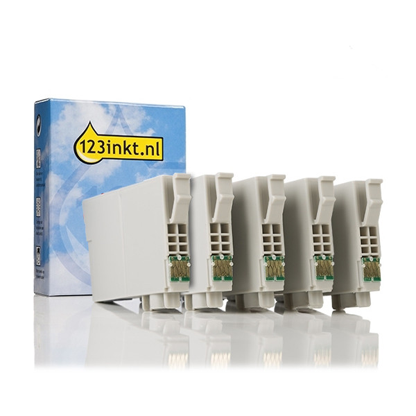 Epson 29XL multipack 2x zwart + 3 kleuren hoge capaciteit (123inkt huismerk)  160799 - 1