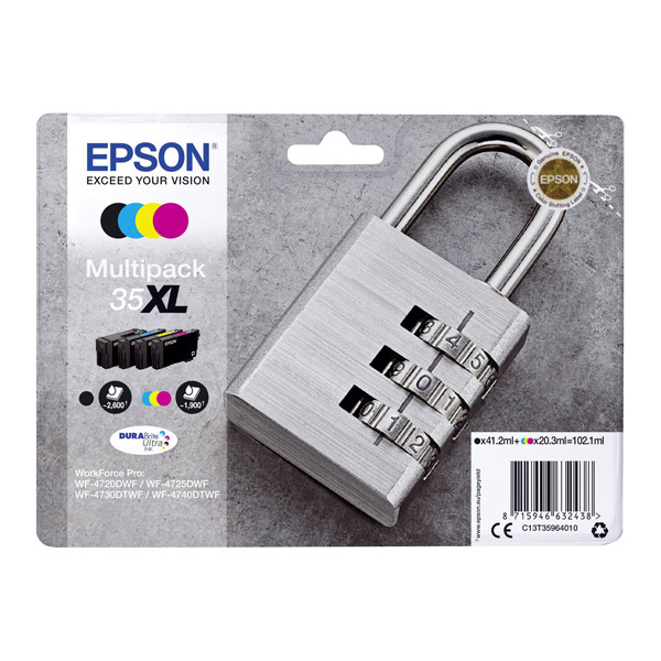 Epson 35XL (T3596) multipack (origineel) C13T35964010 C13T35964020 652007 - 1