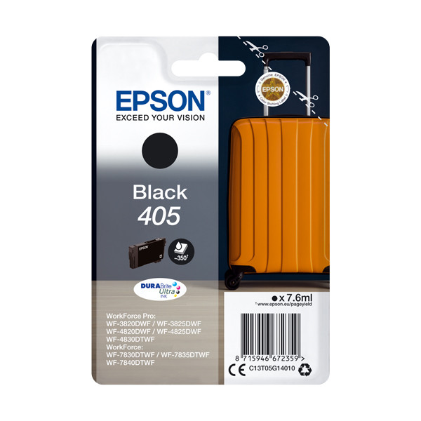Epson 405 (T05G1) inktcartridge zwart (origineel) C13T05G14010 C13T05G14020 083538 - 1