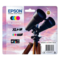 Epson 502XL BK + 502 C/M/Y (T02W9) multipack (origineel) C13T02W94010 652028