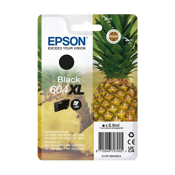 Epson 604XL inktcartridge zwart hoge capaciteit (origineel) C13T10H14010 652070 - 1