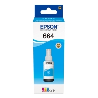 Epson 664 (T6642) inktfles cyaan (origineel) 026750