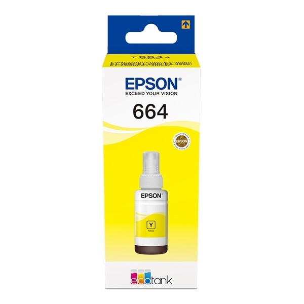 Epson 664 (T6644) inktfles geel (origineel) 026754 - 1