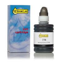 Epson 774 (T7741) inktfles zwart (123inkt huismerk) C13T774140C 026873