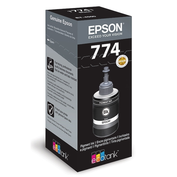 Epson 774 (T7741) inkttank zwart (origineel) C13T774140 026872 - 1
