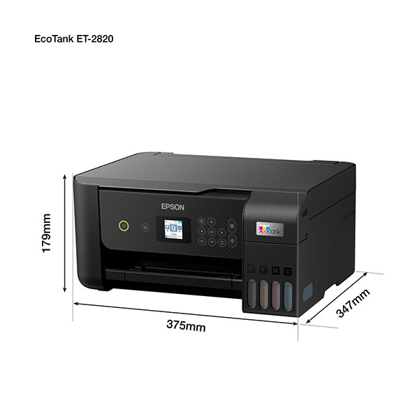 Epson EcoTank ET-2820 all-in-one A4 inkjetprinter met wifi (3 in 1) C11CJ66404 831831 - 10