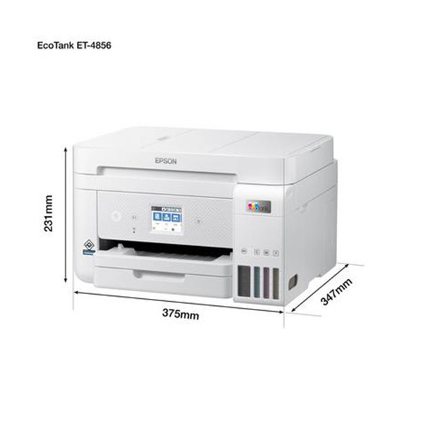 Epson EcoTank ET-4856 all-in-one A4 inkjetprinter met wifi (4 in 1) C11CJ60407 831841 - 9