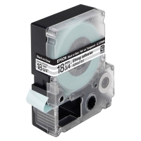 Epson LC-5TBW9 extra klevende tape zwart op transparant 18 mm (origineel) C53S626409 083076