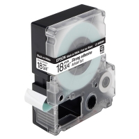 Epson LC-5WBW9 extra klevende tape zwart op wit 18 mm (origineel) C53S626410 083078