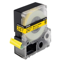 Epson LC-6YBP9 tape zwart op pastel geel 24 mm (origineel) C53S627401 083084