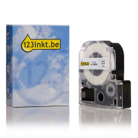 Epson LK-3WBN standard tape zwart op wit 9 mm (123inkt huismerk) C53S653003C 083179