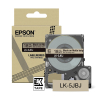 Epson LK-5JBJ matte tape zwart op beige 18 mm (origineel)
