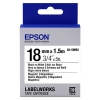 Epson LK-5WB2 magnetische tape zwart op wit 18 mm (origineel)