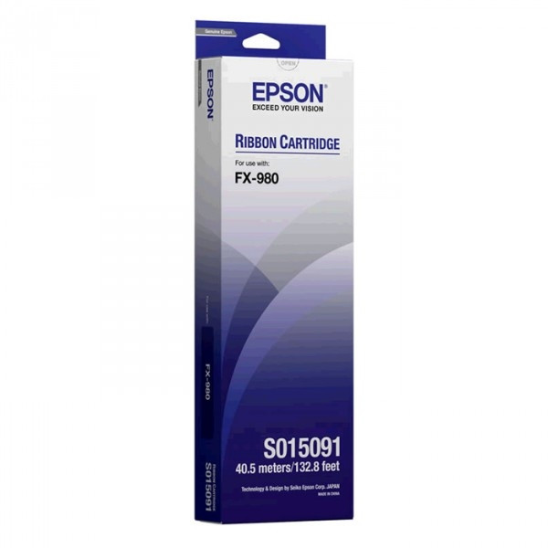 Epson S015091 inktlint zwart (origineel) C13S015091 080070 - 1