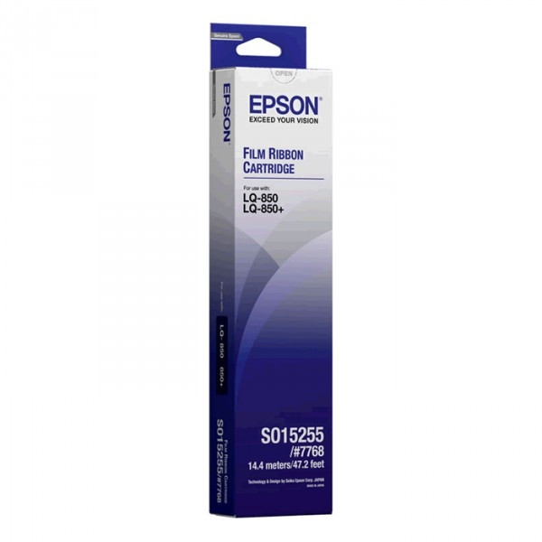 Epson S015255 (7768) carbon inktlint zwart (origineel) C13S015255 080166 - 1