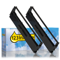 Epson S015647 inktlint zwart 2 stuks (123inkt huismerk) C13S015647C 084315