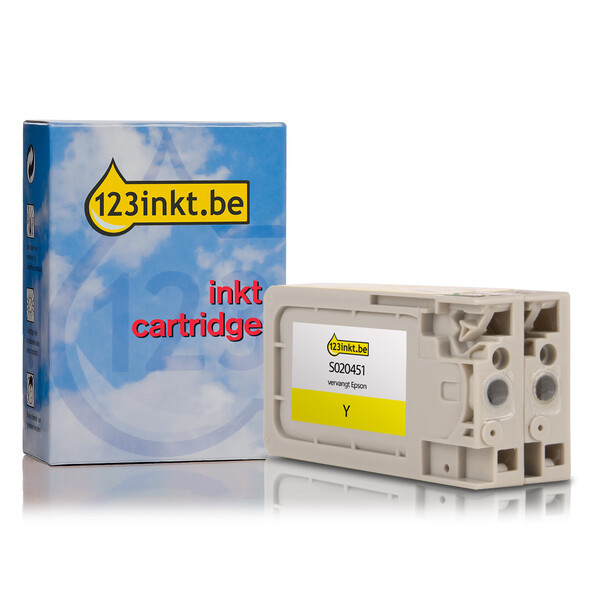 Epson S020451 inktcartridge geel PJIC5(Y) (123inkt huismerk) C13S020451C C13S020692C 026379 - 1