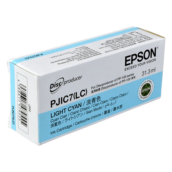Epson S020689 inktcartridge licht cyaan PJIC7(LC) (origineel) C13S020689 027216 - 1