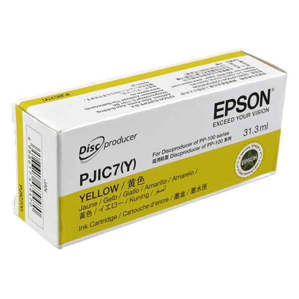 Epson S020692 inktcartridge geel PJIC7(Y) (origineel) C13S020692 027214 - 1