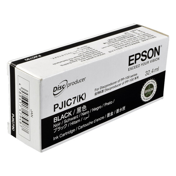 Epson S020693 inktcartridge zwart PJIC7(K) (origineel) C13S020693 027208 - 1