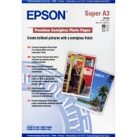 Epson S041328 premium semigloss photo paper 250 g/m² A3+ (20 vellen) C13S041328 064613