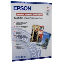 Epson S041334 premium semi-gloss photo paper 251 g/m²  DIN A3 (20 vellen) C13S041334 150380